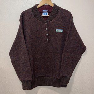 Vintage Norsewear Wool New Zealand Pullover Chunky Crew Sweater‎ Mens XL